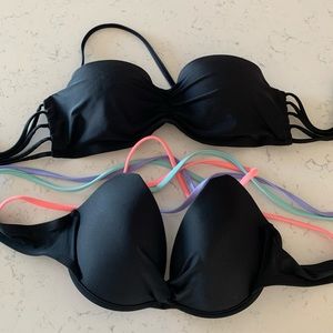 swimsuit bra  black size M